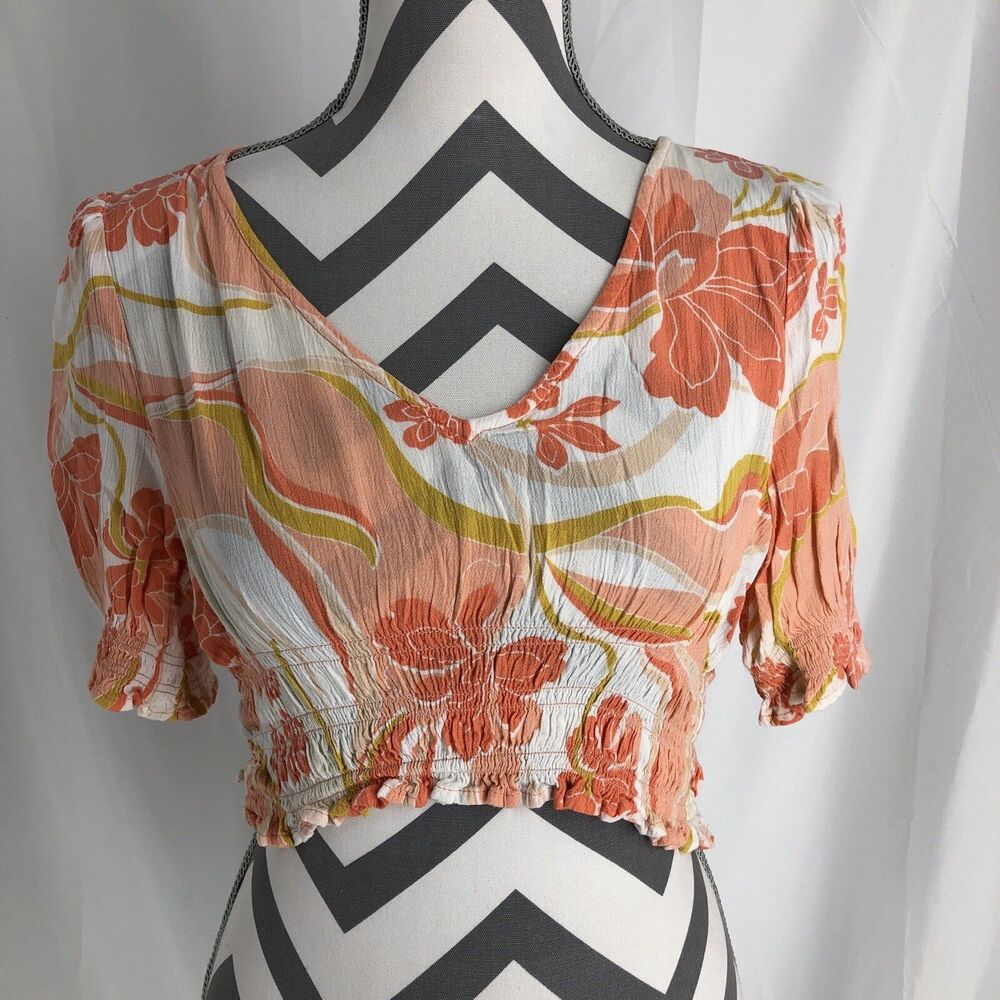 O'Neil Womens Crop Blouse Size Medium